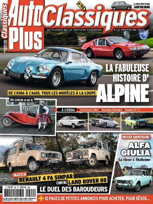 Title details for Auto Plus Classique by Editions Mondadori Axel Springer (EMAS) - Available